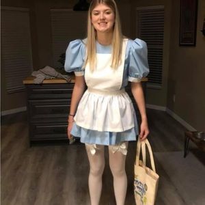 Alice in wonderland costume. Custom made